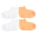 Beavorty 4 Pairs Exfoliating Moisturizing Socks Foot exfoliating moisturizing Socks for Cracked feet Cosmetic moisturizing Socks Sleep Socks Foot spa Lotion sebs Cover Women's