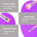 Silicone Makeup Brush Cleaning Mat - Portable Purple Brush Cleaning Pad - Buy Online on GoSupps.com