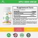 Sundhed Natural Pure Apple Cider Vinegar - 1250mg for Detox, Bloating Relief & Immune Support - Buy Online on GoSupps.com