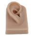 Human Ear Model Right Ear Reusable Multi Purpose Easy to Use Comfortable Fake Ear Model for Ear Piercing Training for Headphones Display(Brown)