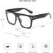 Jurchio Unisex Classic Vintage Space Glasses | Clear Lens Frames for Men & Women | Includes Glasses Case - Buy Online on GoSupps.com