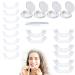 Hojalis 4 pairs of teeth for plug in cosmetic veneers teeth veneers dentures provisional dentures veneers for plug in prostheses fake teeth fake teeth for men women
