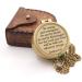 Be Strong and Courageous Joshua 1:9 Engraved Compass in Leather Case - Baptism, First Communion & Confirmation Gifts for Boys, Girls, Men - Catholic & Christian Gifts - Buy Online on GoSupps.com