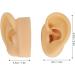 Flexible Silicone Ear Model for Earrings Earphones Display Lifelike Easy to Use Multifunctional Reusable Portable Practice Fake Ear Model (Light Beige) - Buy Online on GoSupps.com