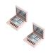 NOLITOY 6 Pcs Empty Eyeshadow Pans - DIY Pink Eye Shadow Palette & Organizer | Magnetic Makeup Tray for Highlighter & Lip Balm - Buy Online on GoSupps.com