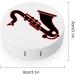 Saxophone Round Case - Cute Portable Contact Lens Kit with Mirror & Storage | International Shipping - Buy Online on GoSupps.com