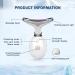 Firming Wrinkle Removal Device for Neck Face Double Chin Reducer Vibration Massager - 3 in 1 Micro-Glow Portable Handset for Neck Massager, Face Lifting, Skin Tightening and Smoothing (White) - Buy Online on GoSupps.com