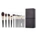 Black Gold 12 Point Makeup Brush Set Soft Powder Scattering Brush Diagonal Sculpting Brush(As shown D) As shown D