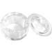 JIHUOO 2 Pieces Clear Dappen Glass Nail Art Cup - Premium Liquid Powder Dish with Lid for Perfect Nail Design - Buy Online on GoSupps.com