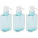 Buy Transparent Blue Pump Bottle - Ideal for Family Friends Travel & Vacation | Fast International Shipping - Buy Online on GoSupps.com