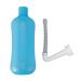 Nasal Wash Bottle Silicone ABS Manual Nose Wash Cleaner Large Capacity Standardized Family Friendly Usage (500ML Blue) 500ML Blue 500ML Blue