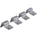 Zerodis 4pcs Stainless Steel Fish Glass Cover Support Bracket Aquarium Cover Glass Clip Holder Lid Bracket Fish Protection(6mm) - Buy Online on GoSupps.com