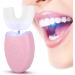 U-Shaped Sonic Electric Toothbrush - Adult Automatic Cleaning Oral Care Tool (Pink) - Buy Online on GoSupps.com