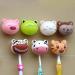 5pcs Cute Cartoon Toothbrush Holder Set for Kids | Animal Shaped Cover & Grip | Manual Toothbrushes | Random Style - Buy Online on GoSupps.com