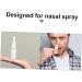30 Pcs Rhinitis Spray Bottle Set | Clear Travel Nasal Spray Pump Bottles | 10.2x2.7cm | Silver - Pack of 3 - Buy Online on GoSupps.com