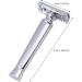 Manual Shaver Safety Beard Trimming Tool - Portable Hair Remover for Home Salon | International Shipping - Buy Online on GoSupps.com