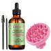 Bieyoc Rosemary Oil for Hair Growth 60ml With A Head Massage Brush Silicone Improve Hair Loss and Nourishes Scalp