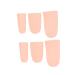 Healvian 8 Pairs Toe Cover Toe Tubes Protector Toe Separators Toe Separators Hammer Straightener Thumb Protector Silicone Bandages Thumb Bandage Toe Orthotic Foot Thumb Cover Toe Stretcher As Shown 6x3cm
