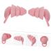 FRCOLOR Anti Noise Sleep Ear Buds - Soft Silicone Noise Cancelling Swimming & Travel Earbuds - Pink Color - Buy Online on GoSupps.com