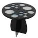 SuperGlockt make up brush keeper brush storage cosmetic brush dryer brush holder acrylic brush organizer 14 holes (black)