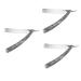 Minkissy 3 pc manual razor razor made of steel men's razor bart tracker made of steel hand razor for men manual safety razor face Miss