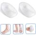 NOLITOY Heel Pain Gel Pads - U-Shaped Heel Cushions for Men & Women | Orthopedic Support & Ankle Relief - 3 Pairs - Buy Online on GoSupps.com