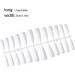 dijiusidy 1 Set Press on Nails Almond Extra Long Wear Tips Full Coverage Art Decals Beauty Tool DIY Manicure Kit Decorations - Buy Online on GoSupps.com