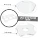 Mikikit Egg Holder Storage 3pcs Egg Storage Box Fridge Eggs Refrigerator Clear Shelves Kitchen Egg Holder Place Plate Household - Buy Online on GoSupps.com
