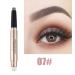Brown Eyeshadow Stick + Sponge Brush Set | Long-Lasting Waterproof Eye Shadow | Hypoallergenic Shimmer Shadow Pencil - Multi-Dimensional Eyes | Shade 07 - Buy Online on GoSupps.com