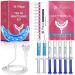 PDOO Teeth Whitening Kit for Sensitive Teeth - Fast At-Home Results with LED Light and Carbamide Peroxide Gel - Buy Online on GoSupps.com
