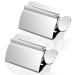 Toothpaste Squeezer Large Size Set of 2 Stainless Steel Rolling Toothpaste Squeezer Tube Squeezer Toothpaste Roller Kid Friendly