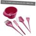Angoily 1 Set Hairdressing Tool Hair Color Mixing Bowl Hair Tint Bowl Applicator Mixology Kit Pro Tools Home Highlight Kit Hair Coloring Stirrer Hair Dye Cream Stirrer Major Abs Red Brush - Buy Online on GoSupps.com