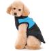 Shop Ectkuee XXL Blue Winter Warm Waterproof Dog Coat - Quilted Padded Jacket for Small Pets - Buy Online on GoSupps.com
