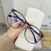Transparent Computer Glasses Frame for Men & Women - Anti Blue Light Round Eyewear - Stylish Optical Spectacles (White - Buy Online on GoSupps.com
