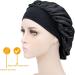 Satin Silk Bonnets for Women - 4PCS Hair Bonnet Set for Sleeping and Night Caps - Buy Online on GoSupps.com
