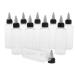 Pack of 10 100ml Empty Plastic Bottles with Twist Suit for Solvents Ink Liquid Painting