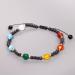 7 Chakra Lava Stone Ankle Bracelets for Women | Essential Oil Diffuser Jewelry | Meditation & Yoga Crystals Gifts - Buy Online on GoSupps.com