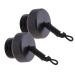 LEIPUPA 2Pcs Threaded Dust Cap Plug Cover for Din Scuba Tank Valve End Cap (ID. 0.6 inch) Accessory Part