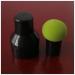 Makeup Sponge Non-latex Makeup Sponge Mushroom Head Powder Liquid Foundation Puff Dry & Wet Multi- function Cosmetic Tool Tamp Storage Box Makeup Sponge Holder(Green and cap)