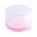 SANWOOD Nail Art Stamper Nail Seal Non-Deformed Detachable Lightweight Round Silicone Transparent Soft Stamper for Manicure Pink