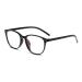 Iynwbjts Student Anti-Blue Light Glasses 6008 Finished Myopia Glasses 100 degrees 600 degrees Blue Film Myopia Glasses Framework for Women Myopia 4.00 Bright Black