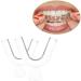 SanSixi 4/8pcs Adult Dental Orthodontic Braces Retainer - Teeth Straightening Tool for Perfect Smile - Buy Online on GoSupps.com
