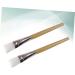 Set of 2 Brush DIY Moisturising Cream Brush Clay Bamboo - Buy Online on GoSupps.com