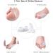 8-Piece Hallux Valgus Corrector & Toe Separator Set - Pain Relief & Alignment Correction for Bunions - 4 Pair Bunion Protectors Included - Buy Online on GoSupps.com