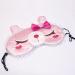 Pink Temptation Embroidered Applique Eye Shade/Sleeping Mask Cover/Sleep Blinder (7.9 * 3.1)