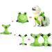 Purime Multifunctional Small Dog Harness Set with Leash & Backpack Perfect for Hiking Camping & Outdoor Adventures - Green - Buy Online on GoSupps.com