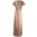 Robe de grossesse courte paillettes pour femme - Robe de maternit solide - Accessoire de photographie - Manches courtes - Col en V - Robe maxi - Robe de soir e d' t - Robe de cocktail S Rose - Buy Online on GoSupps.com