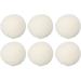 Fabric Softener Balls Wool Drying Balls Bag Packed Pack of 6 Reducing Static Electricity for Clothes (7 cm) - Buy Online on GoSupps.com