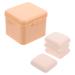 Beaupretty 1 Box Makeup Sponge Set Powder Puff Loose Powder Cosmetic Foundation Mineral Powder Sponge with Storage Box for Contouring Beauty Tools