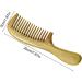 EQLEF Green Sandalwood Wide-Tooth Comb - Natural Large Sandalwood Anti-Static Comb - Buy Online on GoSupps.com